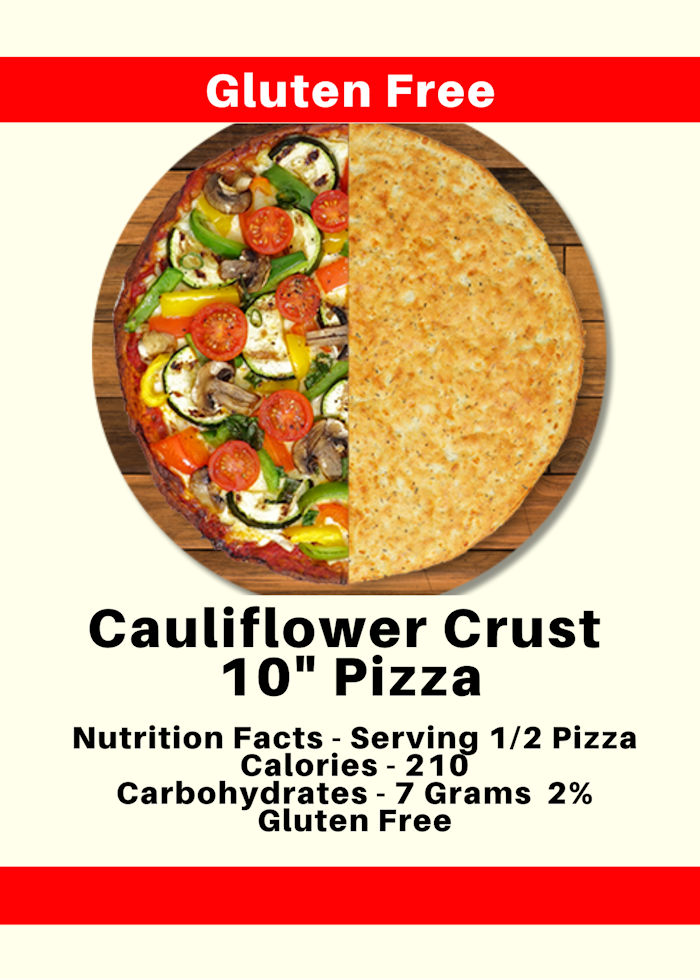 Cauliflower Pizza Crust Special
